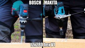Makita 481 VS Bosch 18V-110C | Which one is stronger? Cordless Drill Battle
