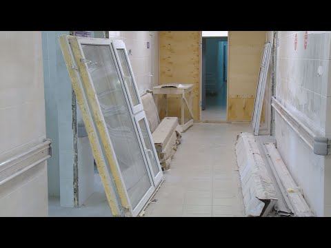 Сразу в нескольких отделениях новоуренгойской ЦГБ идёт масштабный ремонт