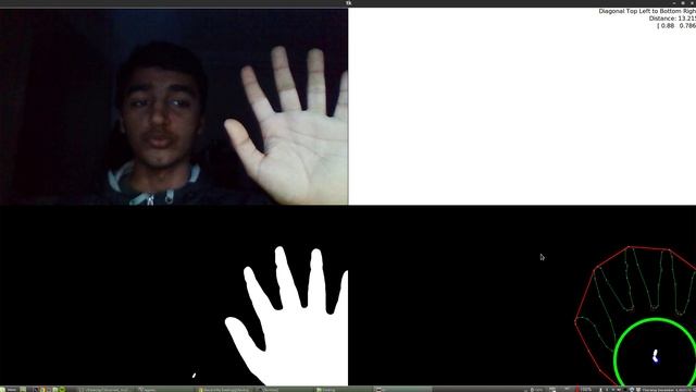 OpenCV Python Webcam Hand Gesture Detection API смотреть онлайн