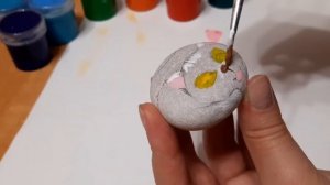 Мастер-класс по рисованию "Котята на камнях"