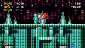 Knuckles The Echidna in Sonic CD ⭐️ Sonic CD mods ~ Gameplay