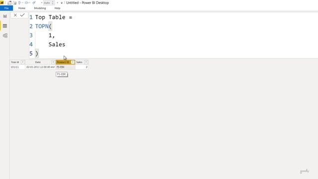 TOPN Function in DAX