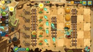 Прохождение Растения против зомби 2, Дикий запад, 9-й день