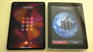 iPad Pro 11 (2021) vs iPad 1 (2010) Incoming Call