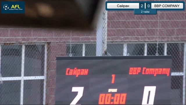 Первенство AFL (2019, осень). Высшая лига. КФЛ "Сайран" 3:0 BBP COMPANY смотреть онлайн