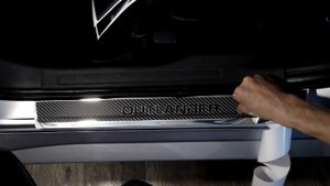Наклейки на пороги для Mitsubishi Outlander 3
