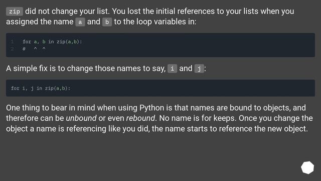 Why does zip change my lists? смотреть онлайн