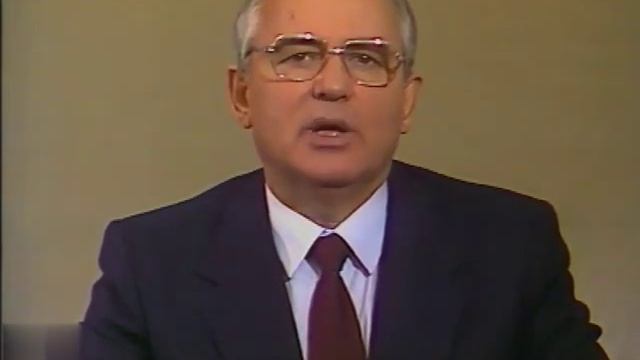 Новогодние обращения М.Горбачева и Р.Рейгана (1989).