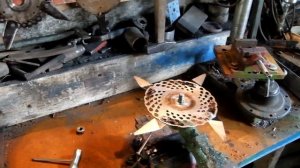 Самодельные диски к триммеру для кошения травы.