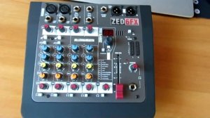 Обзор микшерного пульта Allen & Heath ZED-6FX
