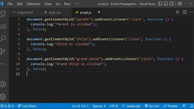 JavaScript Event Propagation Bubbling and Capturing | Mastering Advanced JavaScript Concepts