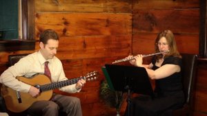 Tango (by Albeniz) flute & guitar duet | Lois Herbine & Pete Smyser