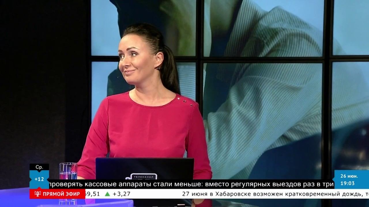 Телеканал Хабаровск. Жукова с телеканала Хабаровск.