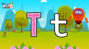 How to Write Letter T | Alphabet Letter For kids | T | KidsLearnTv