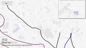 Evolution of the London Rapid Transit (Underground, Overground) 1863-2020 (animation)