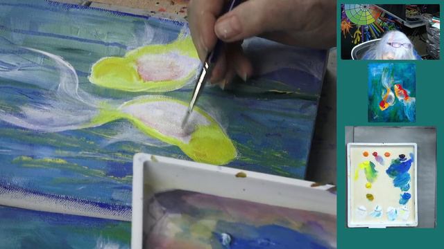 How to Paint a Pair of Waltzing Goldfish In Acrylics Keeping it Simple but Spectacular