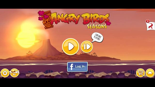 Tropigal Paradise Theme - Angry Birds Seasons (2015) смотреть онлайн