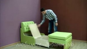 Маленькое узкое кухонное кресло-кровать Танго-4 без подлокотников для ежедневного использования.