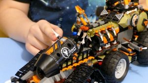 LEGO Ninjago 70654 DIESELNAUT Стремительный странник//обзор и сборка