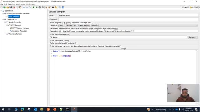 Appsettings.JSON File in JMeter : How to read and get a value | JMeter API Performance Testing