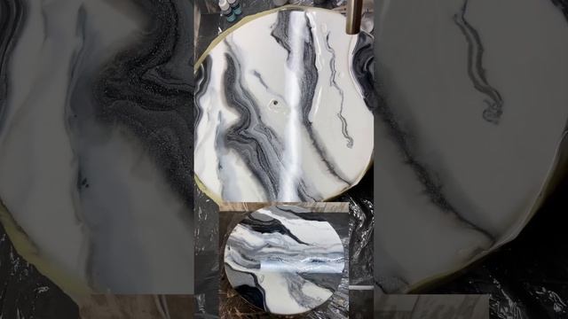 Часы из эпоксидной смолы в серых оттенках #эпоксиднаясмола #смола #resinart#часыназаказ #art #часы смотреть онлайн