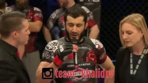 Мамед Халидов слова после боя