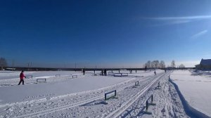 Лыжные гонки. Соревнование в честь Ладановых. Малыши подняли всем настроение, было весело!