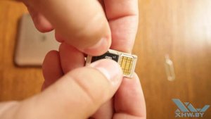 Как вставить SIM-карту в Huawei Y7 (XHW.BY)