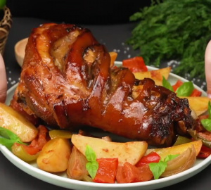 Вот как приготовить вкуснейшую свиную рульку