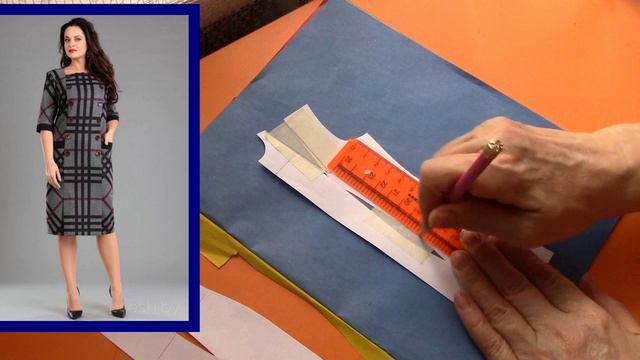 Игра клетки. Моделируем платье. смотреть онлайн