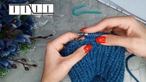 Перехлест (перекрещивание, перекрест) 4 петель налево или как 4 петли перекрестить налево
