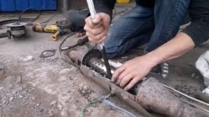 Ford MONDEO как вырезать магистральный катализатор сделать и установить пламя гаситель своими рукам