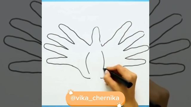Красивые рисунки - легко. #творчество #рисование #рисуем #искусство #дети #интересно #рекомендации