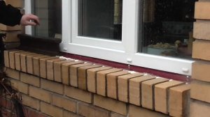 Отлив из профнастила Mounting of Sill from the remains of Сorrugated metal