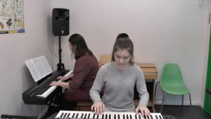 М. Шмитц. Зимний вечер. Исп. Семенова Юлия (синтезатор), Изотова Оксана Викторовна (фортепиано).
