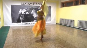Ольга Четверикова, ученица школы Lucky dance, восточный танец