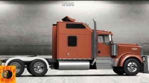 Тюнингованный Kenworth W900 sleeper cab
