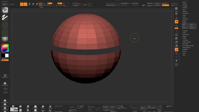 zBrush Урок 72. Выделяем полигоны в zBrush. Без zModeler. Уроки zBrush.