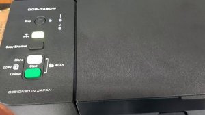 BROTHER DCP-T420W Print Head Cleaning & Nozzle Check Pattern