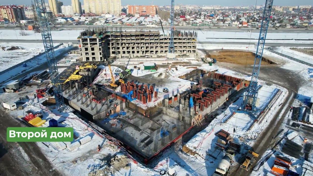 Дневник строительства ЖК "Уездные кварталы" - февраль 2023 смотреть онлайн