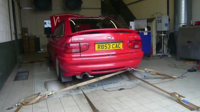 Powerchips - Ford Escort GTI 2.0 on Dyno смотреть онлайн