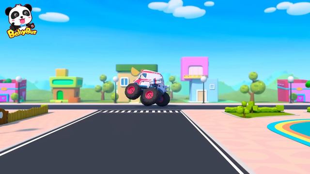 Tow Truck Rescues Bus | Fire Truck, Monster Truck, Police Car | Kids Songs | Kids Cartoon | BabyBus