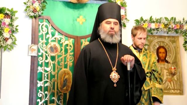 Проповедь епископа Феогноста на Троицу в Гостагаевской смотреть онлайн