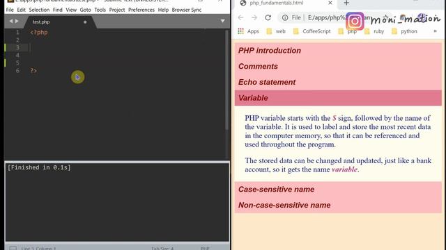 PHP FUNDAMENTAL: How to CREATE VARIABLE? How ECHO statement works?? #SkillfulSATURDAY