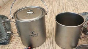 Титановая посуда TOMSHOO!!!