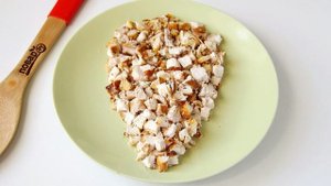 Салат Ежик с корейской морковкой