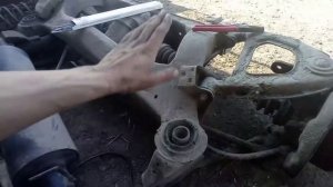 замена задней балки, подрамника на TOYOTA Cresta X100 X90