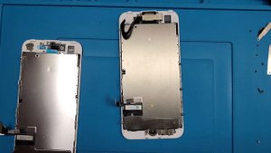 Замена экрана iPhone 7 No Display  New Display  Disconnecting the battery is pretty important[1080p]