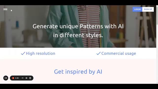 Generate unique Patterns with AI in Pattern Designer AI