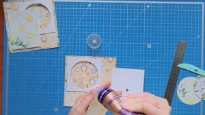 МК Мини альбом из 4 листов бумаги/скрапбукинг